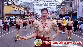 NAGA CITY MILITARY PARADE  MAJORETTES AND MARCHING BAND COMPETITION  PEÑAFRANCIA FESTIVAL 2022 [upl. by Stan]