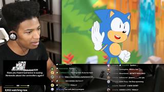 Etika Reacts to Sonic mania adventures 1 [upl. by Pillihpnhoj387]