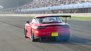 Mazda RX7 26B NA 4 Rotor Engine  Start Up Flyby Acceleration and BRAP BRAP Sound Amazing Sound [upl. by Karwan]