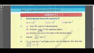 Ex 73 Q 2 3 4KPK Book Federal Board1st year MathFSCBinomial expansionBinomial Theorem [upl. by Ailimat639]