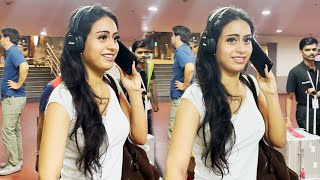 Ajay Devgns Daughter Nysa Devgns Stunning Avatar Seen At The Airport Fans Praised Her Beauty [upl. by Lehcyar710]