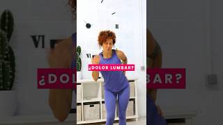 Ejercicios para aliviar dolor lumbar 💥 dolorlumbar dolorespalda espaldasana [upl. by Rothwell284]