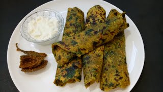 Gujarati Methi Thepla Recipe in Hindi  Manishas Kitchen [upl. by Novehc]