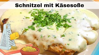 Schnitzel mit herrlicher Käsesoße  auch für Nudeln oder Gemüse [upl. by O'Shee680]