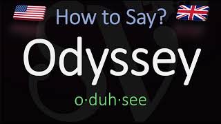 How to Pronounce Odyssey CORRECTLY Homers Epic Poem Pronunciation [upl. by Carolyn254]