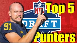 The Top 5 Most Draftable Punters  2023 NFL Draft [upl. by Nagaek]