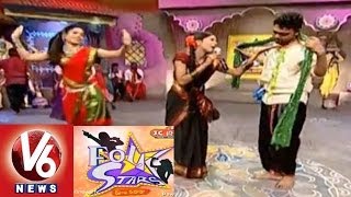 Telangana Special Folk Songs  Folk Star Dhoom Thadaka 15  V6 News [upl. by Klockau31]