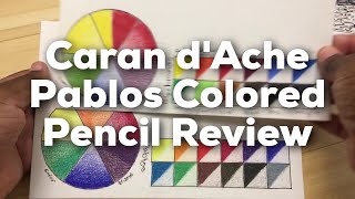 Caran d Ache Pablo Full review with a Comparison Pablo vs Polychromos [upl. by Avan]