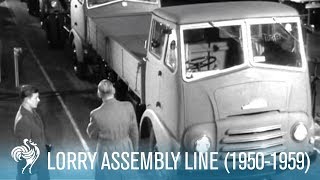 All In A Day Lorry Assembly Line Reel 1 19501959  British Pathé [upl. by Danaher]