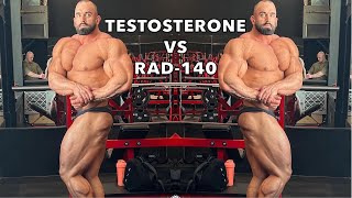 ANABOLIC STEROIDS VS SARMS  EP 1Testosterone VS Rad 140 [upl. by Akkinahs910]