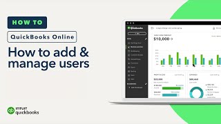 How to add amp manage users in QuickBooks Online [upl. by Ettedranreb]