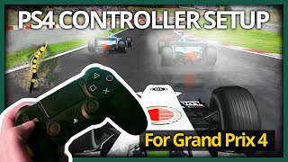 Dualshock 4PS4 Controller setup for Grand Prix 4 [upl. by Cooke]