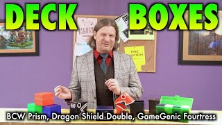 A Review Of The BCW Prism Dragon Shield Double and GameGenic Fourtress For Magic The Gathering [upl. by Andrien]