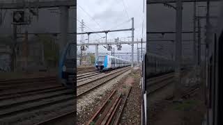 Watch Japans Train Speed Past in an Aggressive Overtake 🚆 Subscribe For More viral train [upl. by Anuat]