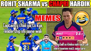 ROHIT vs HARDIK 😂 MI vs GT amp RR vs LSG MEMES IPL 2024 🔥 [upl. by Malanie10]