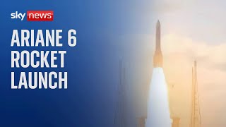 European Space agency launch Ariane 6 rocket [upl. by Derdle706]