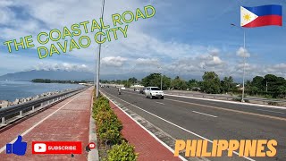 Davao City The New Coastal Road Philippines 2024 [upl. by Nosyerg826]