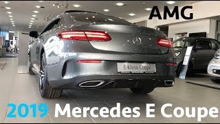 Mercedes EClass Coupé AMG package 2019  first look in 4K [upl. by Ramyar]