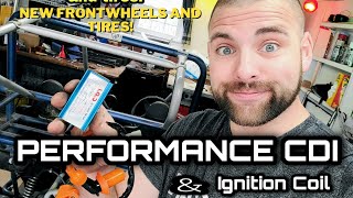 ROUND 1 Of Performance Upgrades For the Gokart [upl. by Hanselka]