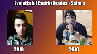 Evoluția lui Codrin Bradea  Satana 20132018 [upl. by Nedyarb]