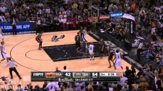 Heat vs Spurs Game 5 Full Game Highlights 2014 NBA Finals  Kawhi Leonard Finals MVP [upl. by Eseyt]