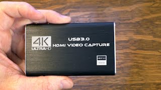 Inexpensive HDMI Video Capture Card That Works [upl. by Auqenat643]