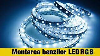 Cum se monteaza o banda LED RGB in sufragerie  Mathausro [upl. by Edd970]