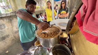 Very Rare Chole Kulche Stall in South India  Indian Street Food [upl. by Nnaassilem]