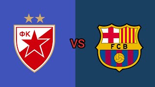 Red Star Belgrade U19 vs Barcelona U19 live match football score [upl. by Sallyanne794]