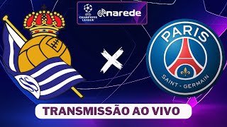 Real Sociedad x PSG ao vivo  Transmissão ao vivo  Champions League 2324 [upl. by Yrelav]