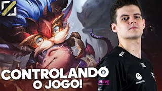 CONTROLANDO a partida com HEIMERDINGER MID [upl. by Arraik]