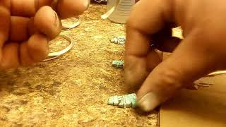 How to use Epoxy Devcon home epoxy use on Navajo jewelry [upl. by Nyledam]