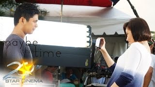 Maybe This Time Behind The Scenes  Sarah Geronimo Coco Martin  Maybe This Time [upl. by Ynhoj]