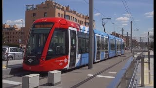 Spain Madrid Metro Light ride from Pinar de Chamartín to Las Tablas [upl. by Wehttan]