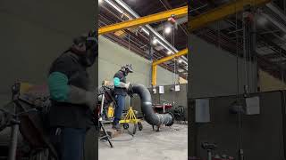 Too heavy to roll welding millerwelders pipeworx [upl. by Burbank]