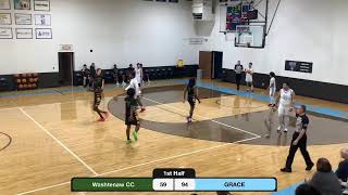 Grace vs Washtenaw CC JV Basketball [upl. by Eittol]