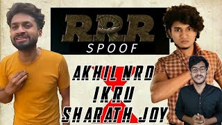 Akhil nrd amp ikru entertainments combination on RRR  RRR spoof  akhil nrd  Ikru entertainments [upl. by Htebasyle]