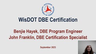 WisDOT Disadvantaged Business Enterprise DBE Certification [upl. by Enahpad545]