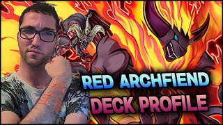 Rey Carmesi  Red Dragon Archfiend DECK Y COMBOS YUGIOH 2024 [upl. by Yenot]