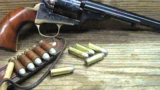 Cimarron 1872 Open Top Navy 45 Schofield Revolver Images [upl. by Giavani]