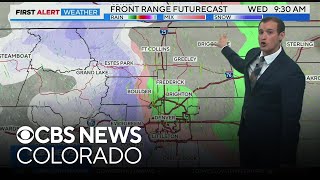 Near record highs on Monday in Denver accumulating snow across Colorado by midweek [upl. by Llenyr]