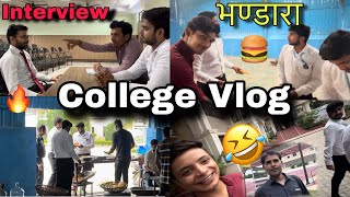 College me Farzi interview Kar dya🤣 College Masti Vlog 🔥 collegelifevlogs [upl. by Tana]