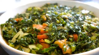 How to Make Collard Greens African Style Easy Recipe for Beginners [upl. by Vasquez478]