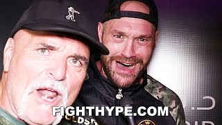 TYSON FURY FIRED UP EXCLUSIVE ON USYK DROPPED IN SPARRING WILDER VS JOSHUA amp KOING NGANNOU [upl. by Lincoln515]