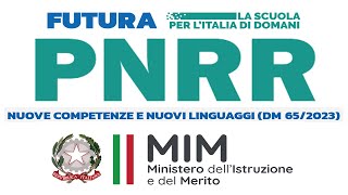 DECRETO MINISTERIALE 652023 Nuove Competenze e Nuovi Linguaggi [upl. by Tatianas]