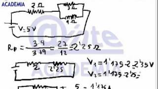 AINTE Tecnologia 2 ESO Circuito con resistencias en serie y en paralelo [upl. by Schechinger350]