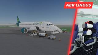 ROBLOX Airline Flight Review  Aer Lingus  A320  Economy Class [upl. by Orimisac809]