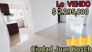 VENDO APARTAMENTO TIPO J CIUDAD JUAN BOSCH RD SANTO DOMINGO ÉSTE [upl. by Odnalor]