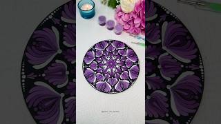 Day1 Making of Sahasrara Chakra or Crown Chakra dotartwork dotart dotartist art tutorial diy [upl. by Lleryt]