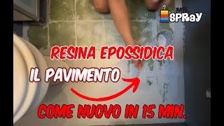 Resina Epossidica su Piastrelle e Pavimenti Vediamo il Risultato [upl. by Savdeep800]